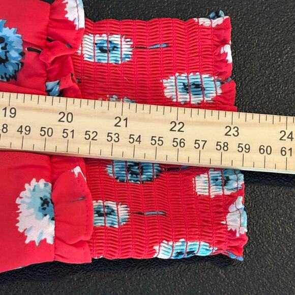 J. Crew Red Floral Midi Dress - Picture 10 of 12